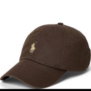 Ralph Lauren nutmeg brown Classic Cotton Chino Sports Cap